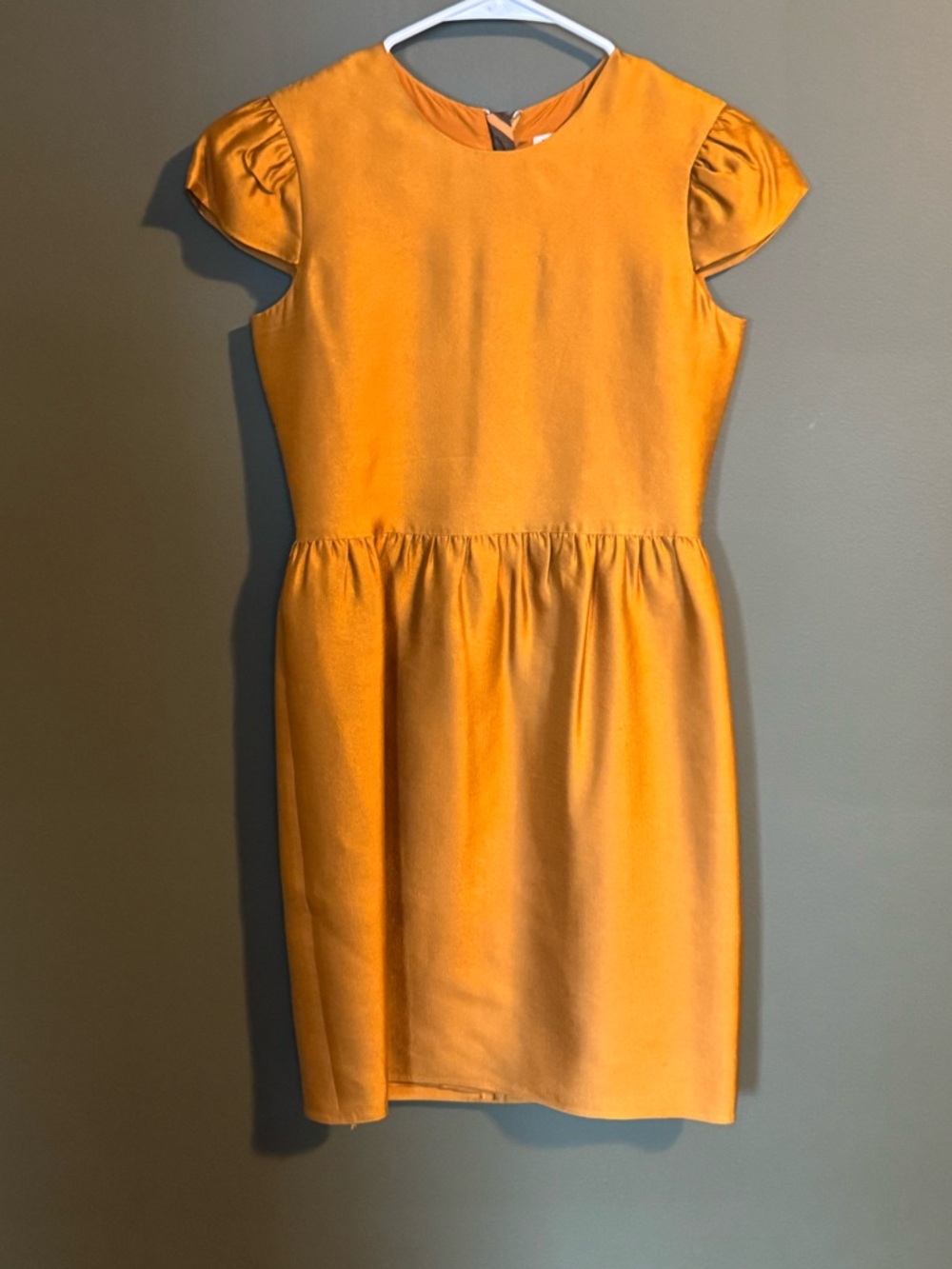 Burberry Metallic Silk Mini dress